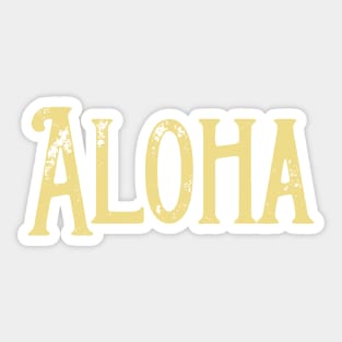 Aloha Sticker